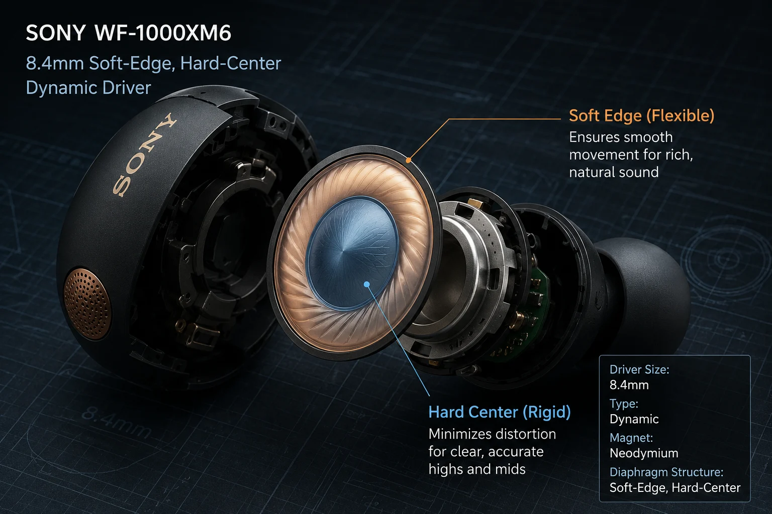 sony wf-1000xm6 vs xm5, sony xm6 review, sony wf-1000xm5 comparison, best wireless earbuds 2026, sony wf-1000xm6 price, sony noise cancelling earbuds, xm6 vs xm5 anc, sony xm6 call quality, sony xm5 vs xm6 sound quality, true wireless earbuds review