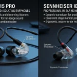 Shure SE215 vs Sennheiser IE 100 Pro Comparison
