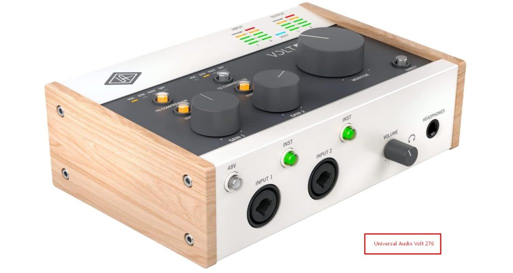 Universal Audio Volt 276 Review, Universal Audio Volt 276, Volt 276 review, budget audio interface, best audio interface under $300, UA Volt 276, USB-C audio interface, Universal Audio Volt 276 vs Scarlett 2i2, Volt 276 vs SSL 2+, 1176 analog compressor interface, Vintage Mic Preamp mode, home studio audio interface, UA Volt 276 sound quality, Volt 276 headphone amp, best desktop audio interface