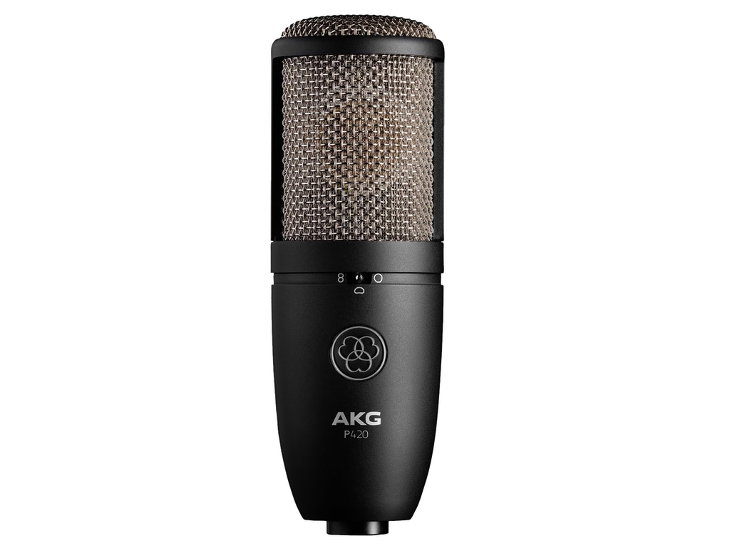 AKG P420 multi-pattern condenser microphone with polar pattern switch